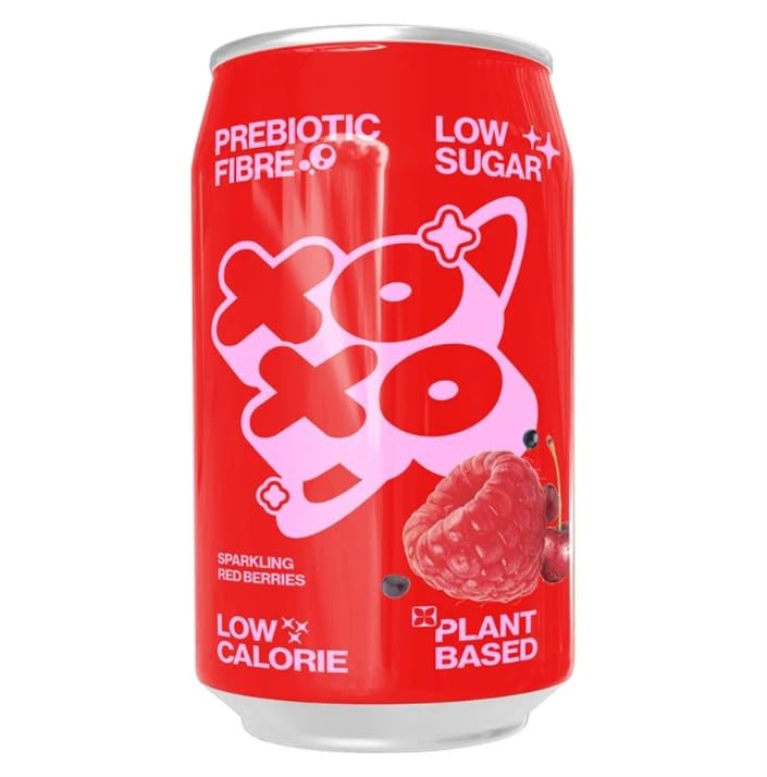 Red Berries Sparkling Prebiotic Soda
