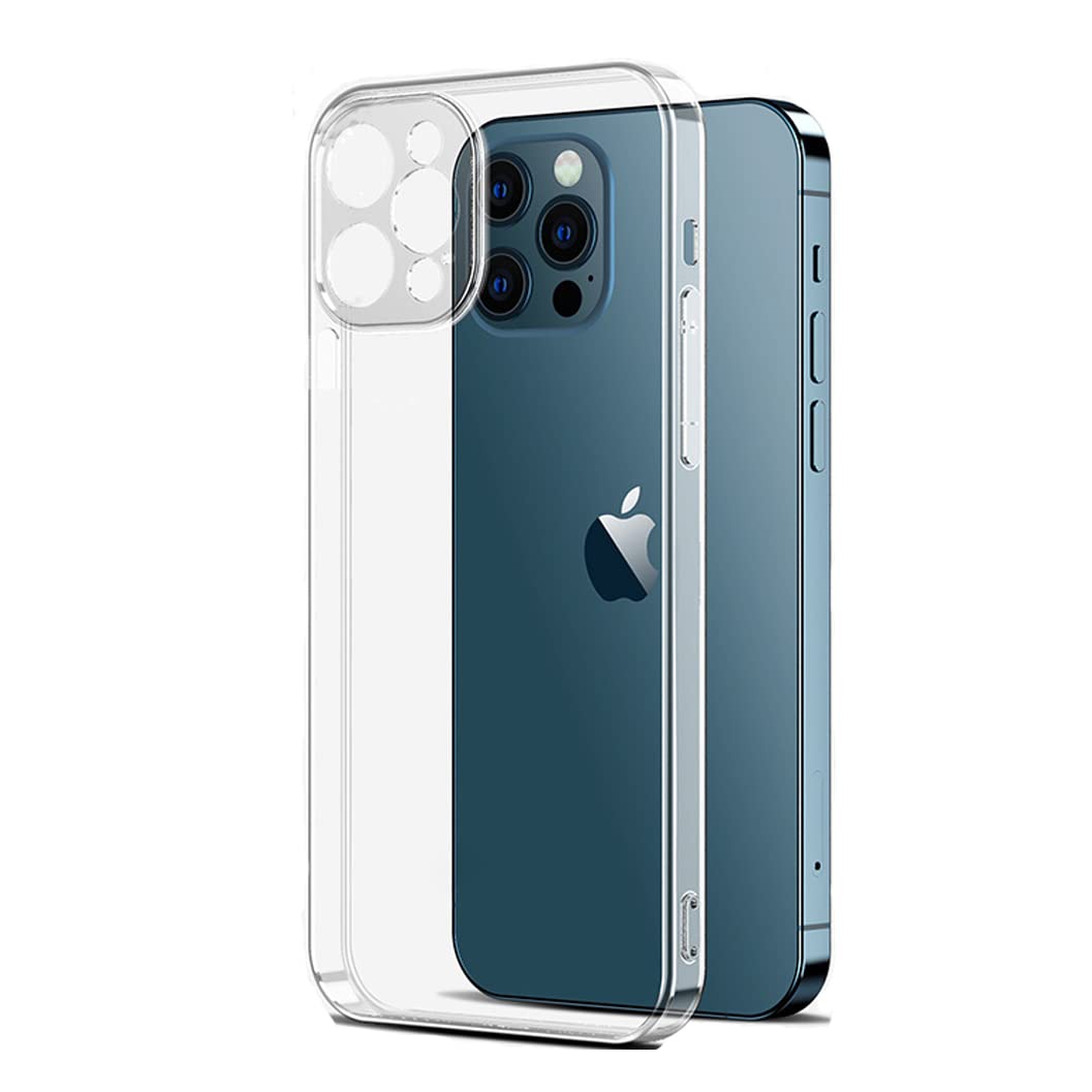Transparent Case for iPhone, Simple Thin Silicone Clear Soft Case Designed for iPhone 13 12 11 Pro Max Mini X XS XR SE 2020 Full Camera Protection Cover (Clear,for iPhone X/XS)