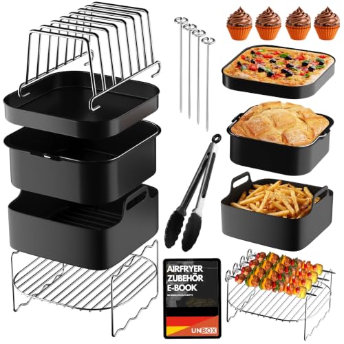 UNBOX Airfryer Zubehör für Cosori Turbo Tower Pro & 5,5L-6,2L Modelle
