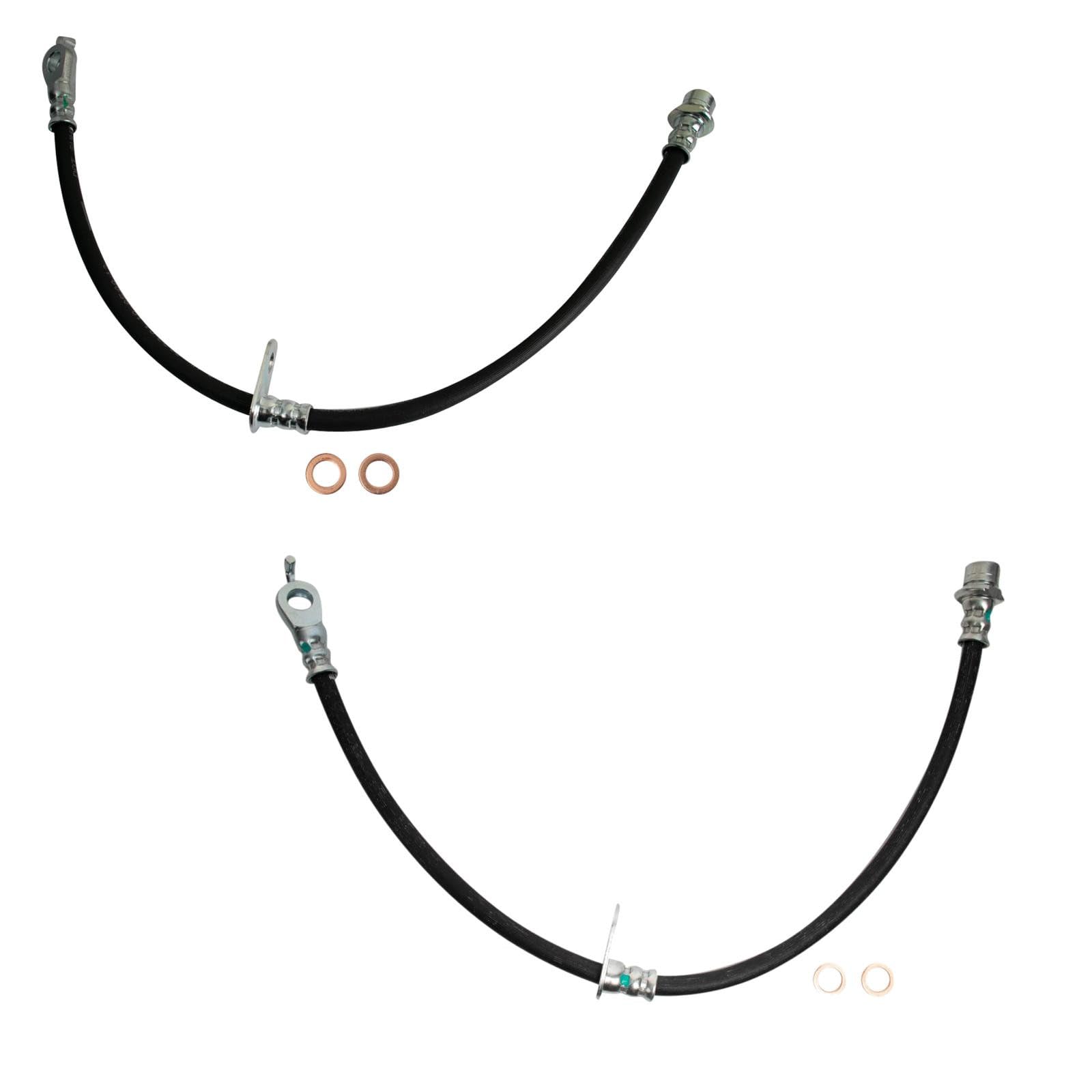 TRQ Front Brake Hose Set