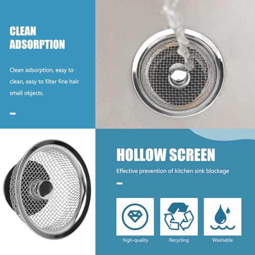 Colador de acero inoxidable 8 cm para cocina y baño miniatura 3