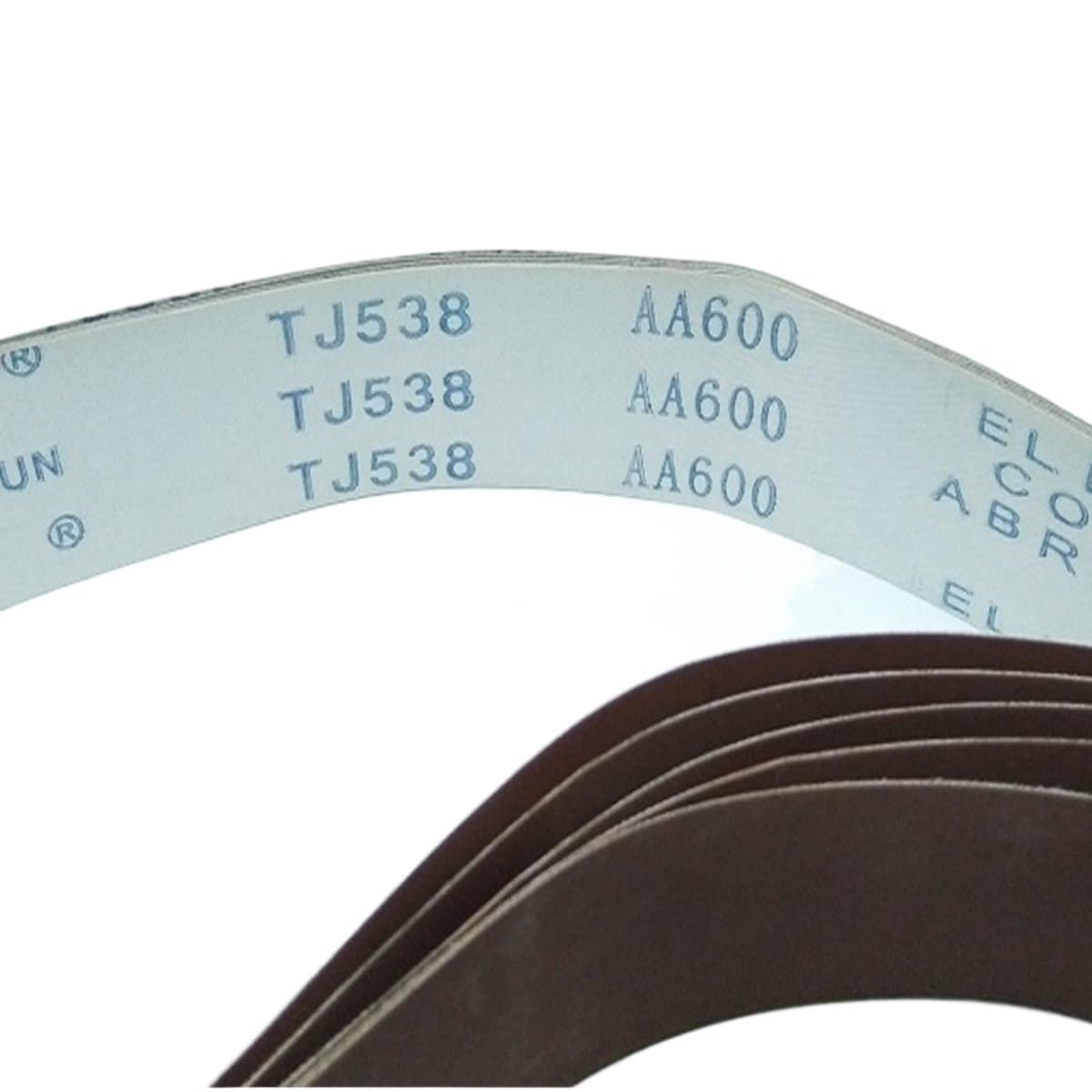 Bande Abrasive TJ538, 1200x50mm, bande de meulage métallique en corindon brun, grain 60 100 180 400 600, 5 pièces(180)