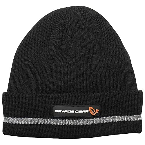 Savage Gear Reflex - Gorro de pesca (talla única), color negro Cover