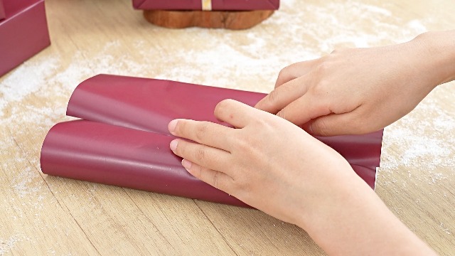櫻 ビニール巻きスコート 透明×ピンク 丈28.5 2509 Amazon.com: RUSPEPA Wine Red Wrapping Paper Solid Color- Mini Roll