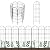OUSHENG 48inches Decorative Garden Fence Fencing 8 Pack, 8.4ft (L) Rustproof Metal Wire Panel Border Animal Barrier for Dog, Flower Edging for Yard Landscape Patio Outdoor Decor, Arched