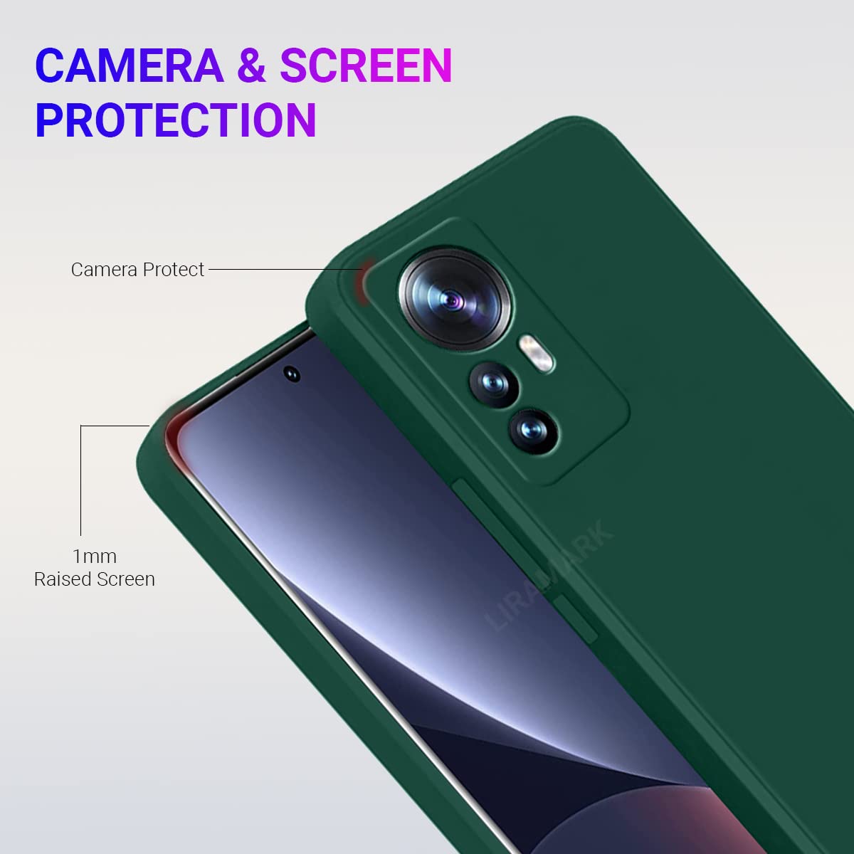 Xiaomi 12 Pro Case - Silicone Green -3