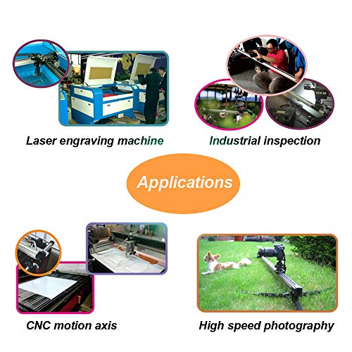 Heechoo HRC45-200C High Speed Belt Drive Linear Guide Rail 200Mm Motion Slide Actuator Module +Nema23For Cnc Linear Position Kit thumb #5