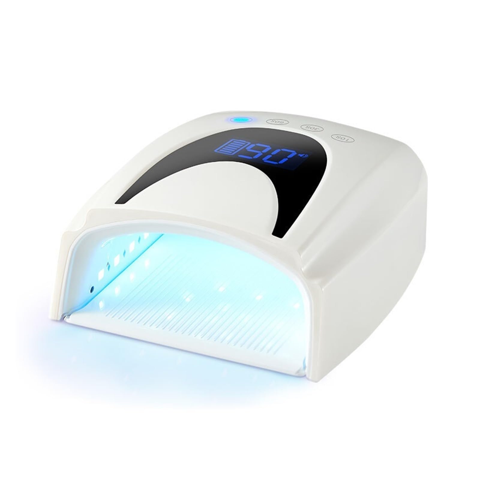 Lampada LED per unghie, Lampada for unghie UV a 33 LED for manicure for unghie 72W Lampada for asciugatura for lucidatura gel polimerizzante La batteria integrata si sposta in modalità wireless con di