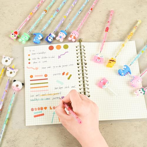 Set de 48 lápices apilables divertidos para estudiantes miniatura 4