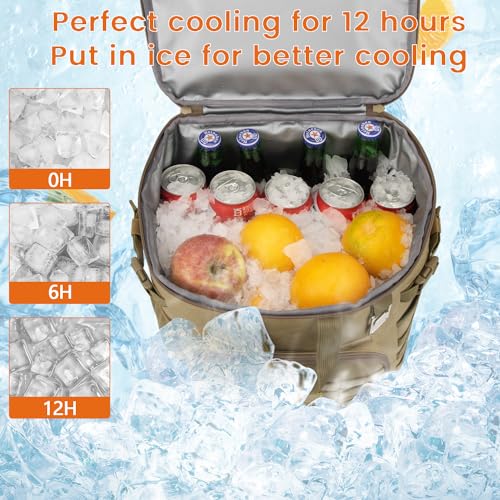 Hp hope Cool Backpack 43L Insulated Cooler Bag Picnic Bag Warming Box Cool Box Cool Backpack Large Backpack Men and Women for Camping Beach Outdoor Travel Family Picnic BBQ Stand - Image 2