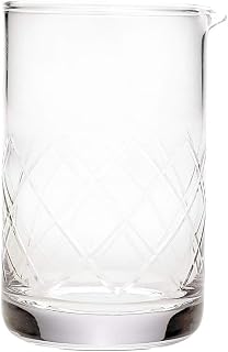 Barfly 17 oz Heavy Duty Cocktail Mixing Glass - Weighted Base, Seamless Design for Bars & Home Bartenders