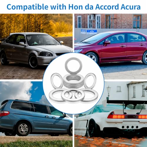 Image of Transmission Fluid Drain Plug Crush Washer for Honda Accord Acura Civic Ridgeline Odyssey CRV CR-V Pilot Fit Element, Replacement for the Part # 90471PX4000 90471-PX4-000, Pack of 10 pcs