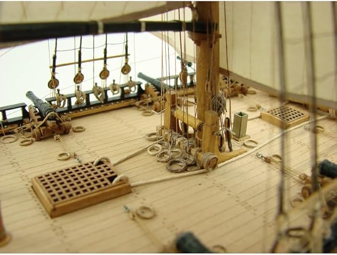 Shipyard WW:007 HMS Rattlesnake 1776, Modellbausatz Schiff im Maßstab 1:72, 57,7 x 22,8 x 46,8 cm, Bausatz zum Bauen