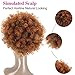 LEOSA High Puff Afro Ponytail Drawstring Short Afro Kinky Curly Pony Tail Clip in on Synthetic Curly Hair Bun Made of Kanekalon Fiber Puff Ponytail Wrap Updo Hair Extensions with Clips (T1B/30)