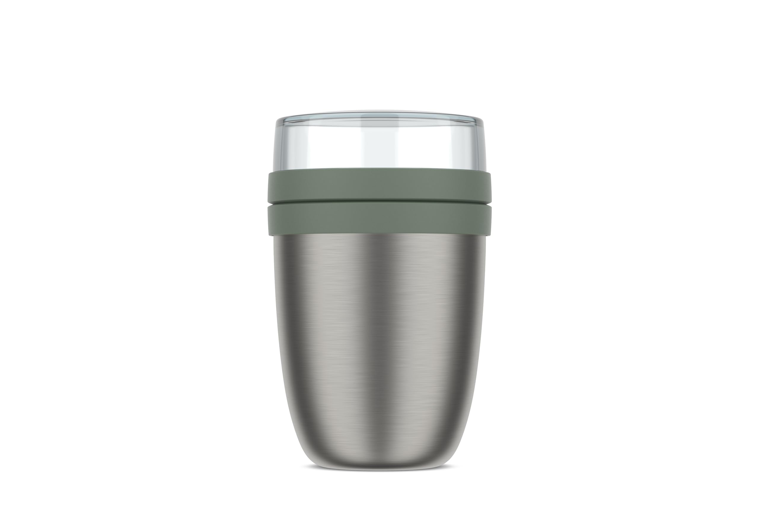 Mepal - 107647094700 - Panier Repas Hermétique Ellipse, Panier Repas Thermo, Tasse pour Yaourt et Soupe, 6-8 Heures Chaud et 12 Heures Froid, 500 plus 200 ml, Nordic Sage