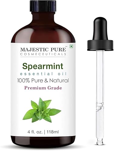 Majestic Pure Essential Oil with Glass Dropper - 100% Pure and Natural - Essential Oils for Diffuser, Aromatherapy, Soap and Candle Making, Albahaca