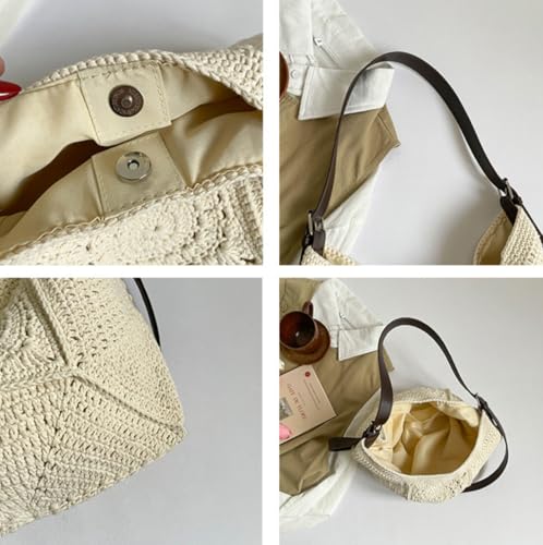Bolso verano crochet Bohemia para mujer miniatura 4