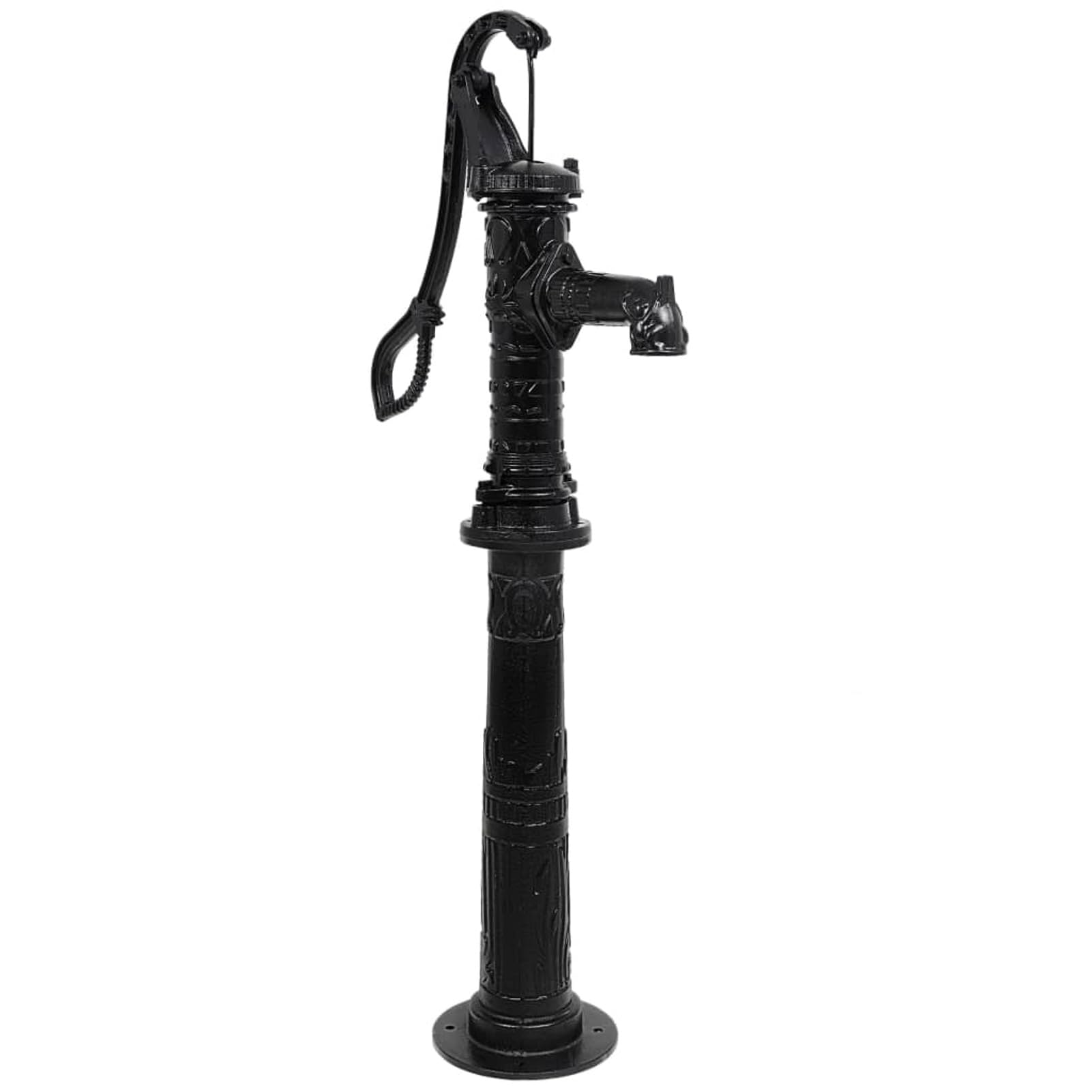 ARKEM Pompa dell'Acqua agitata, in Ghisa, per Acqua a Mano, per acque sotterranee domestiche, fontane, Pompa da Vela, per Giardino,Pompa d'Acqua da Giardino con Supporto in Ghisa
