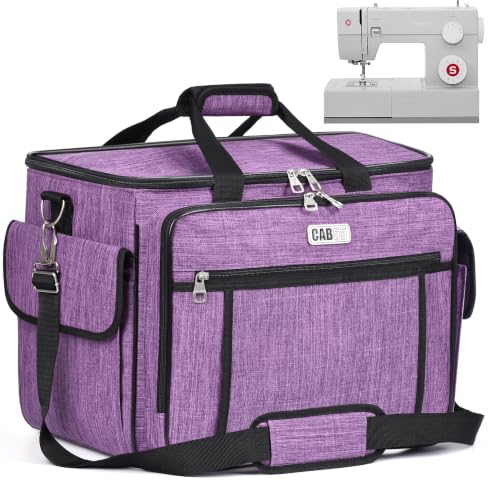CAB55 Sewing Machine Case, Sewing Machine Carrying Bag with Removable...