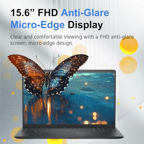 Image of Dell Inspiron 15.6 inch FHD Laptop Computer | Intel Core i5 CPU | 8GB RAM | 256GB SSD | Wi-Fi & HD Webcam | Anti-Glare Display for Business & School | Numeric Keyboard | Long Battery Life