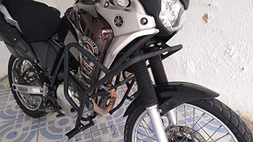 Protetor Carenagem Motor Tenere 250 Com Pedaleira + Par Led