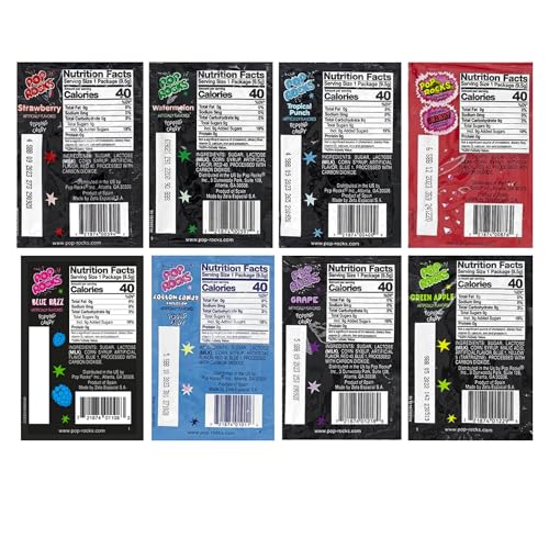 Pack Variado de Dulces Popping Candy 8 Sabores miniatura 2