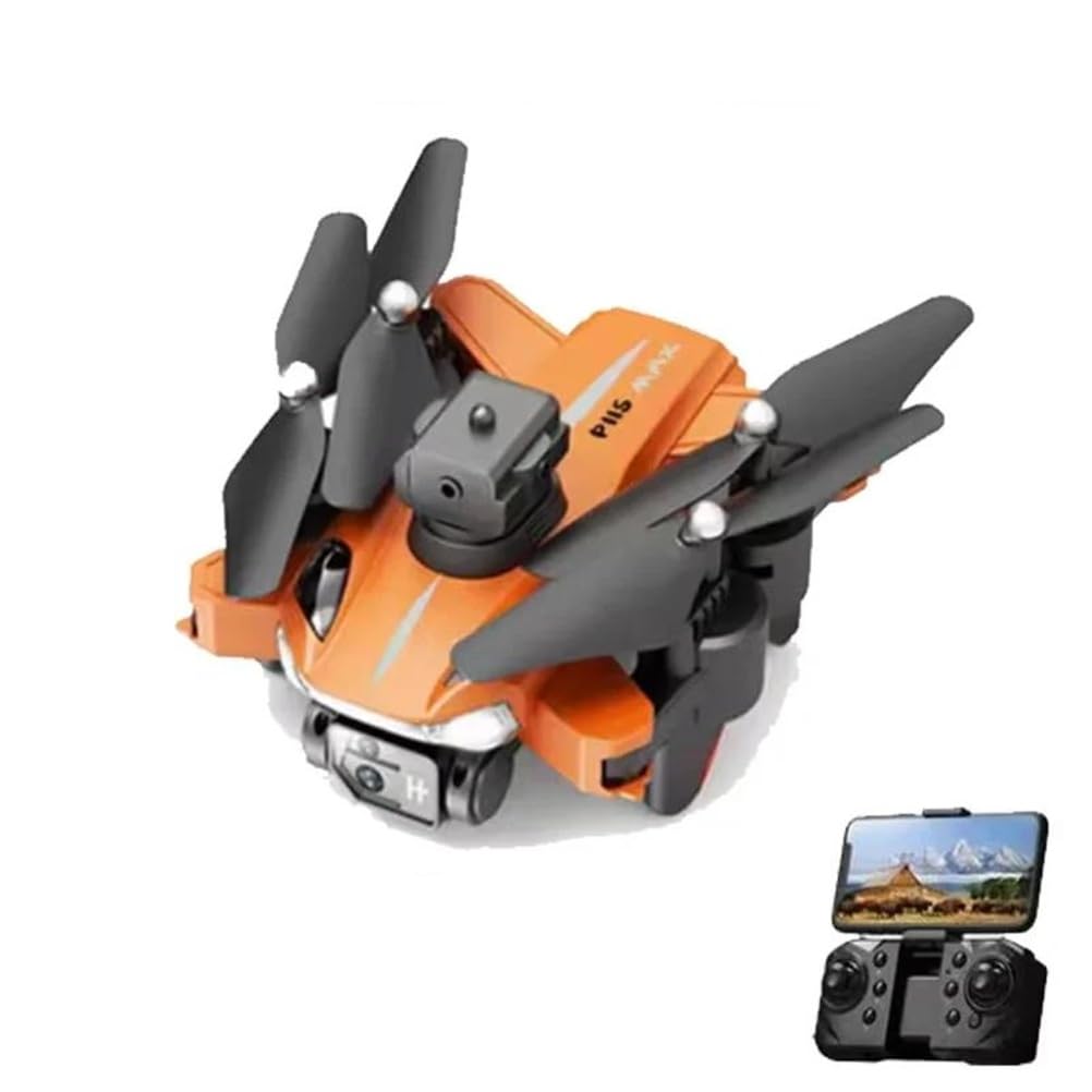 Orange,Dual battery,nowy dron p11 max 8k 5g hd gps profesjonalna fotografia lotnicza podwójny aparat omijanie przeszkód bezszczotkowy składany quadrotor