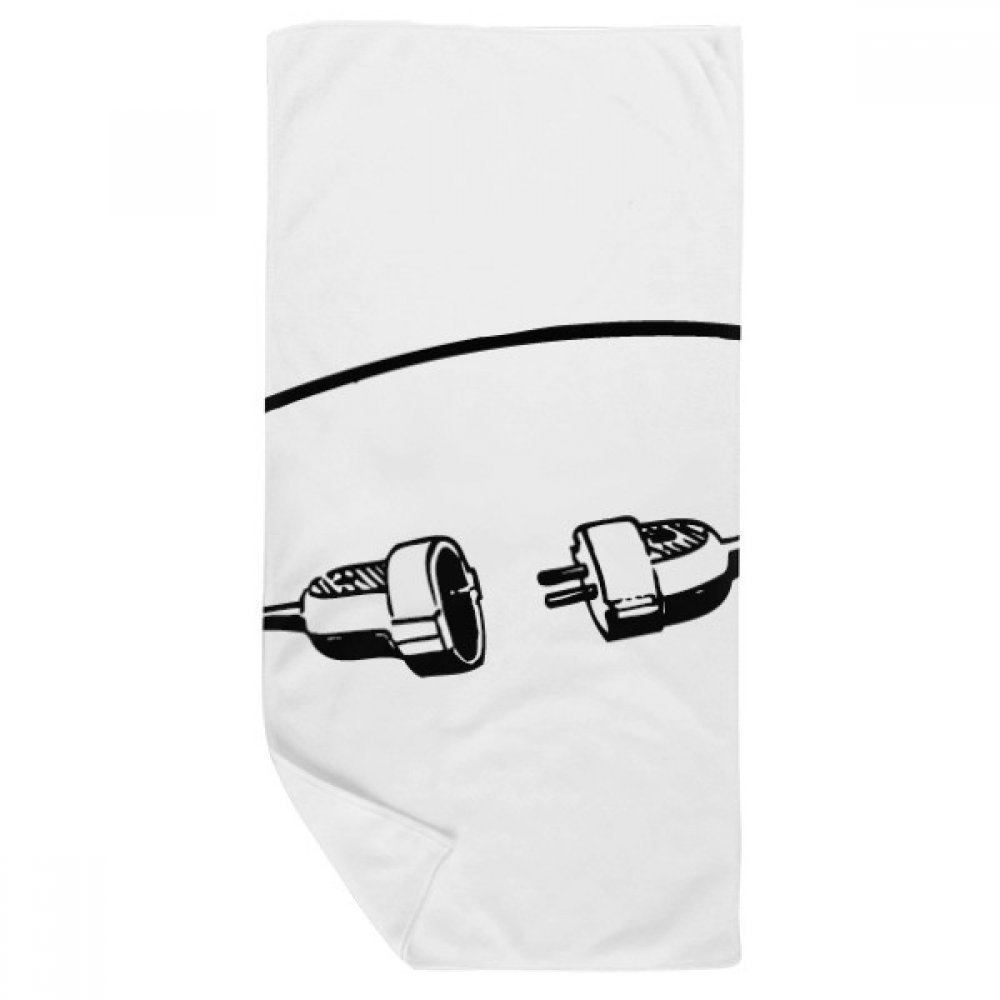 Serviette de bain 35x70cm multicolor doux absorbant pour toilette douche et visage