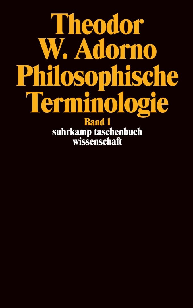 Philosophische Terminologie BD.1: Zur Einleitung