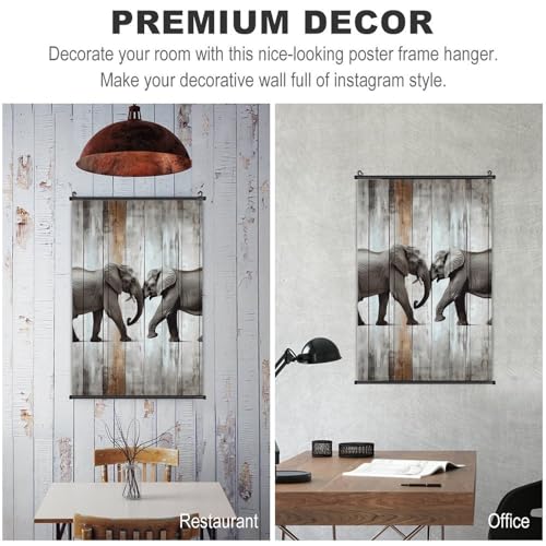 Toile en bois à suspendre éléphant pour embellir vos murs vides