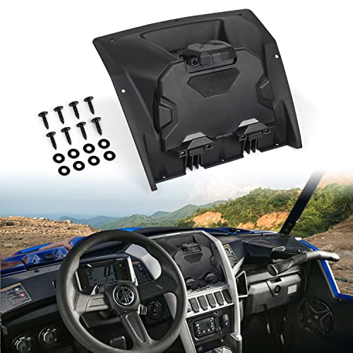 CPOWACE Electronic Device Mounts Compatible with 2021-2025 Yamaha Wolverine RMAX2 1000/ RMAX4 1000 Accessories Phone Tablet GPS Holder Mount with Storage Box Organizer Tray