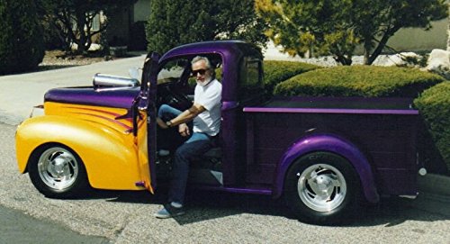 Size 00 Series Bobbo-Mack Super Quad 4 Action Scroll Pinstriper Brush Blue Squirrel & Black Synthetic Hair #TOP5