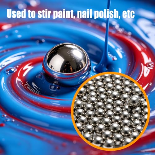 Image of weideer 1000pcs 3mm Stainless Steel Precision Steel Balls,Metric Bicycle Bearing Balls Assortment Kit Mixing Balls