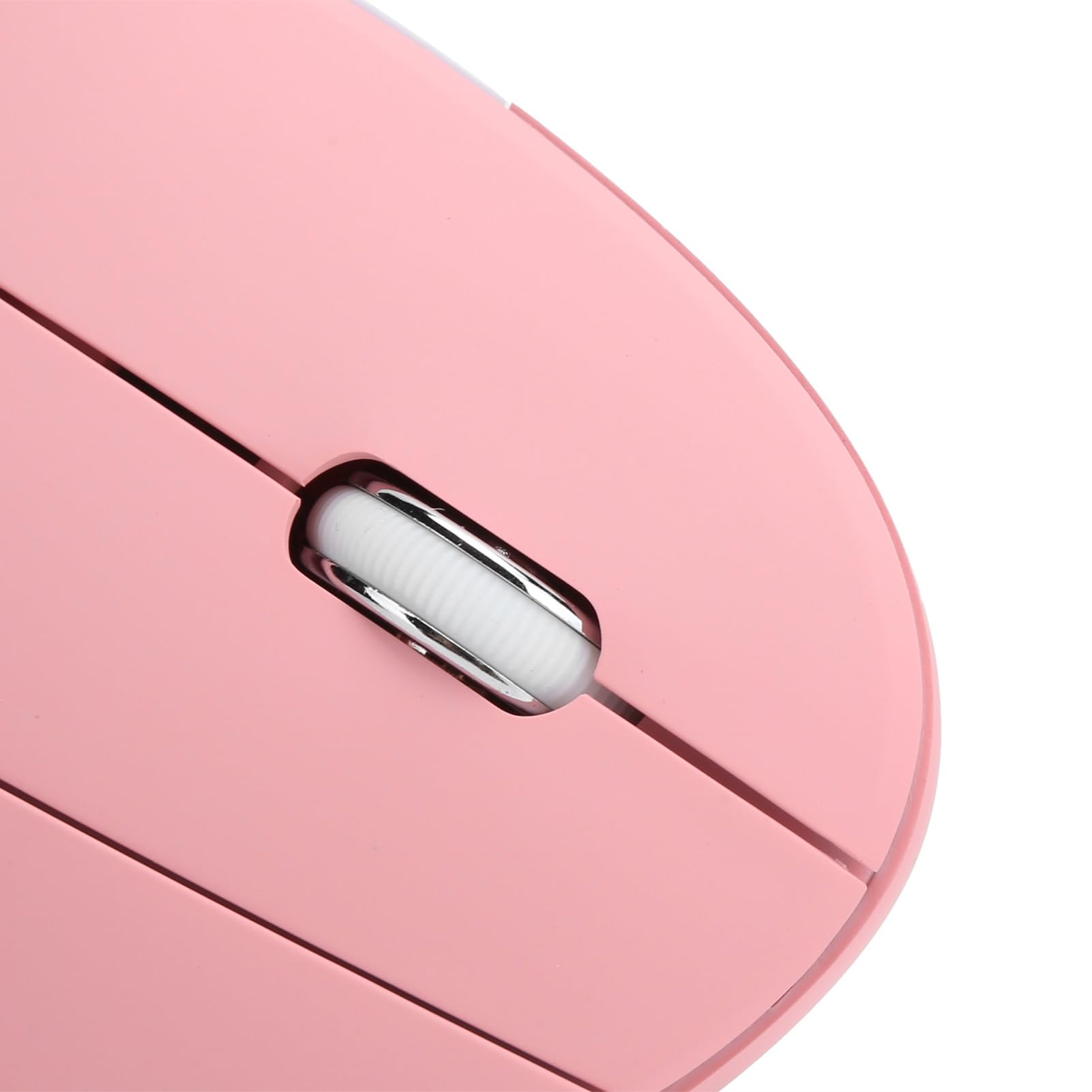 Ausla Mouse Verticale, Mouse da Gioco USB Wireless Ergonomico, 2,4 G per Uso in Ufficio, DPI Regolabile 800-2400 (Topo rosa verticale H1)