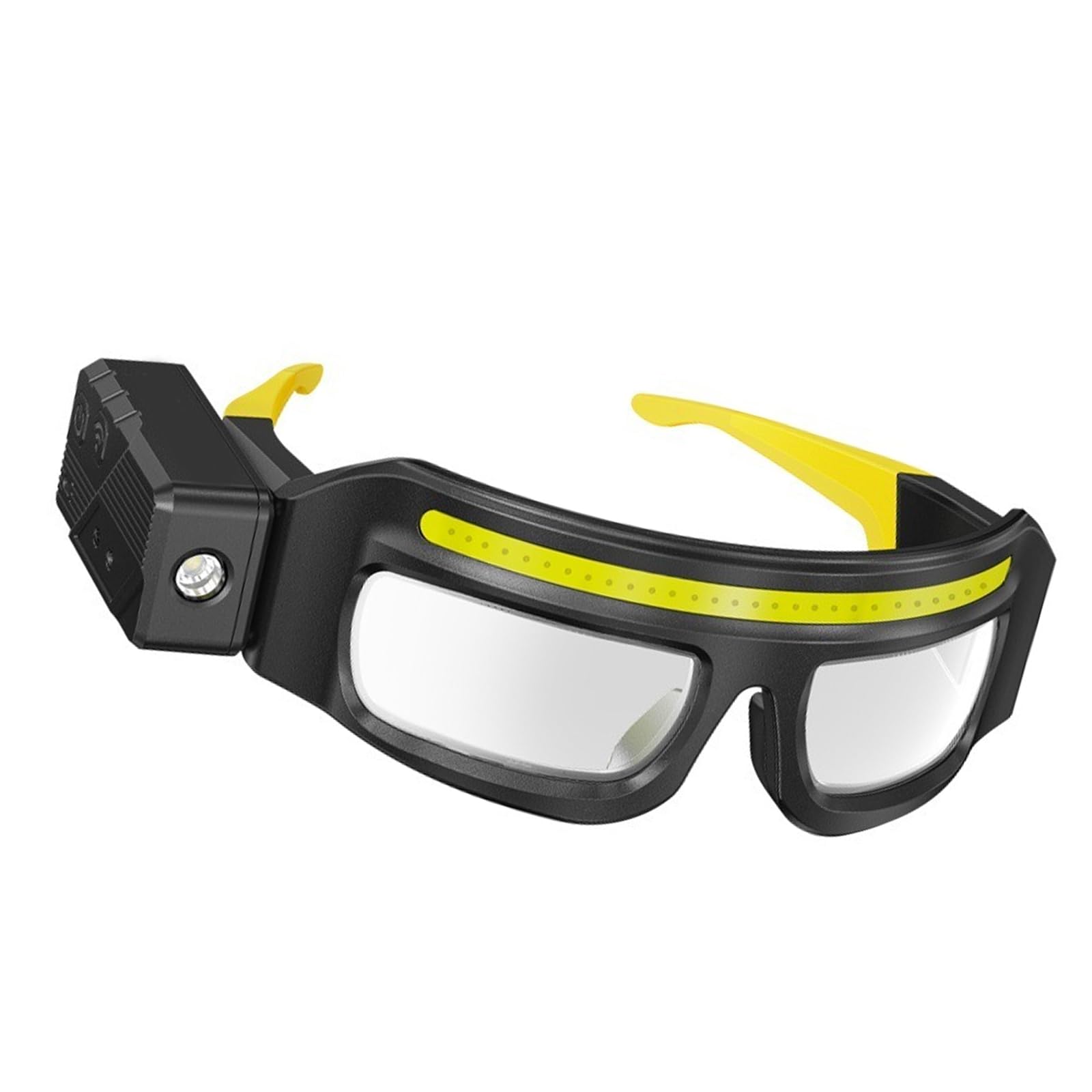 Limtula IPX4 Waterproof Adjustable Glasses Headlamp with Motion Activation Touch Control Lighting Waterproof