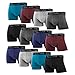 Fullluwaa Boxers (Lot de 12) Homme Coton Slip Fitted Trunk Caleçons,L,Multicolore-f06