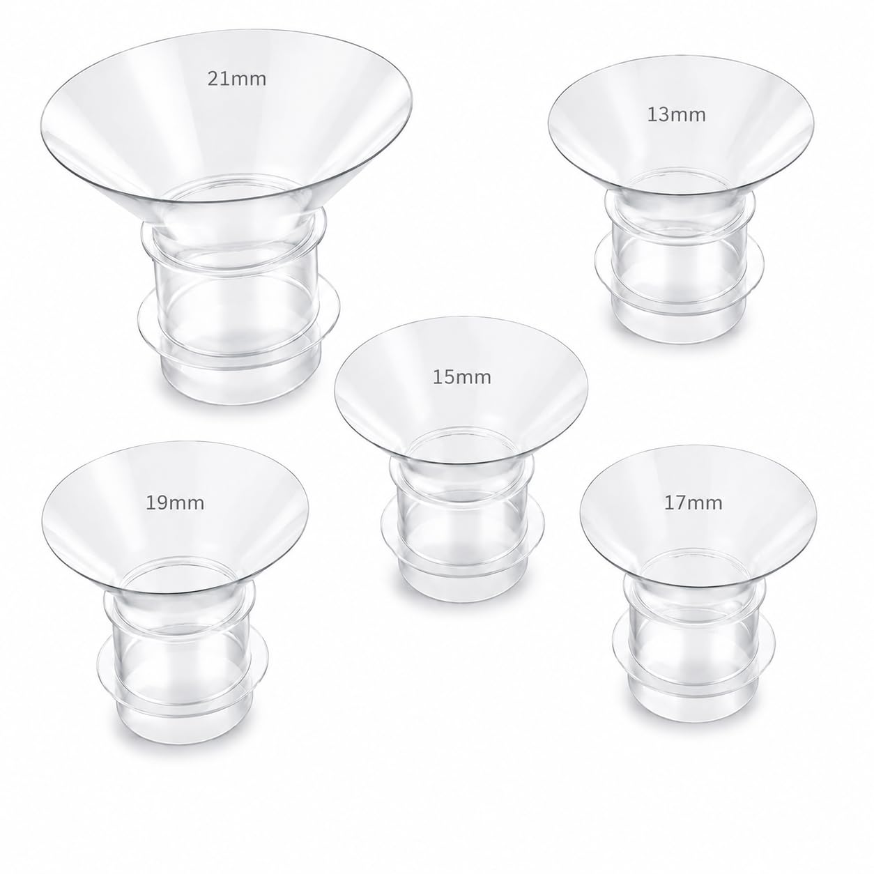 Artibetter 5Pcs Breast Pump Flange Inserts for 24mm Shields | Silicone Breast Shield Reducer Compatible with Medela, Spectra, Momcozy & Wearable Breast Pumps-image-40