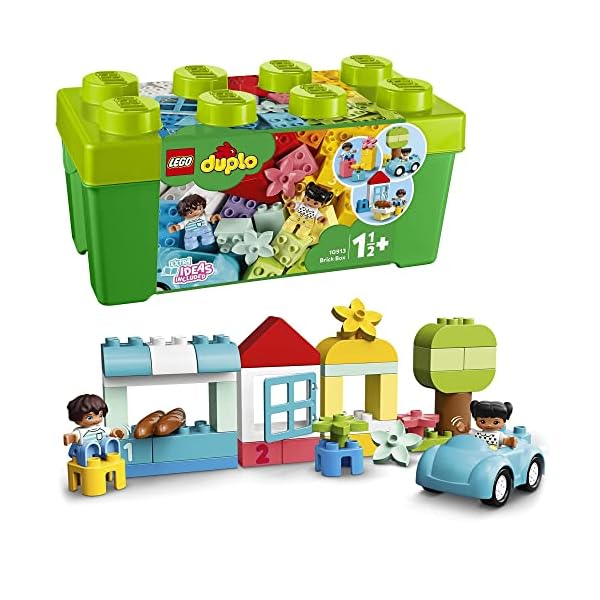 LEGO 10914 DUPLO Deluxe Steinebox, mit Bausteinen und Aufbewahrungsbox & 10909 DUPLO Mein erster Bauspaß, Lernspielzeug… – Bild 6