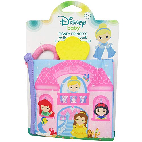 Image of KIDS PREFERRED Disney Baby - Disney Princess Soft Book with Teether Toy & Crinke Pages - Picture Book for Newborns