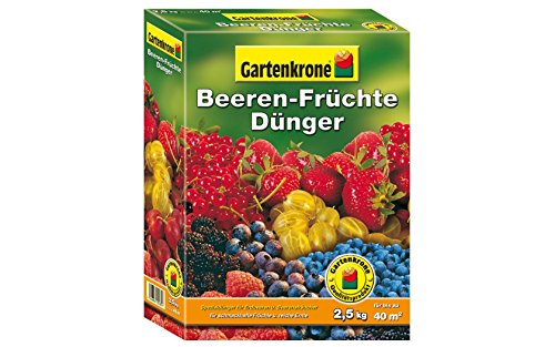 Preisvergleich Produktbild Gartenkrone Pflanzendünger für Beeren und Früchte 2,5 kg
