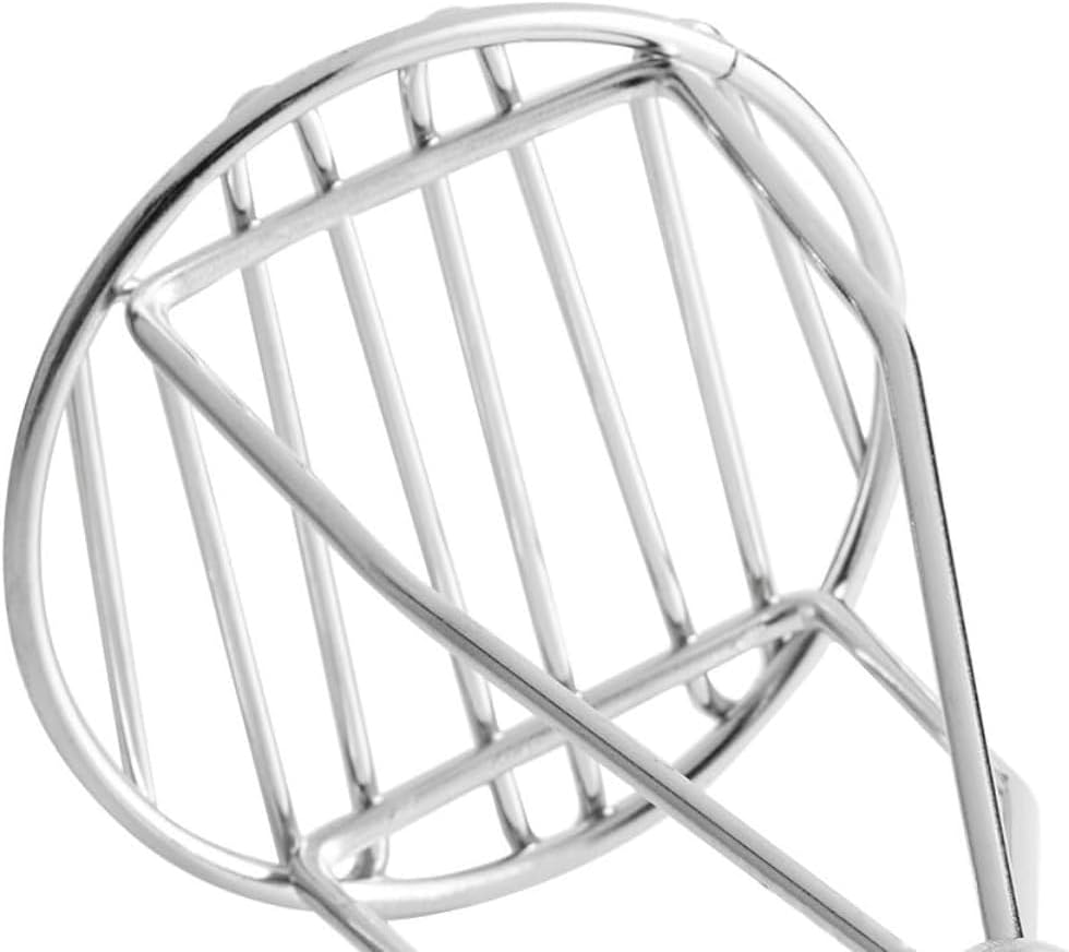 Soro Essentials- 18” Round Potato Masher Chrome Plated with Wooden Handle- Wire Potato Masher Kitchen Tool & Food Masher Perfect for Vegetables Berries Fruits Baby Food Avocado Home Kitchen Restaurant