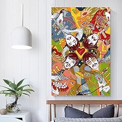 Poster décoratif The Beatles – Impression sur toile – Décoration murale moderne pour chambre à coucher – 30 x 45 cm - Les Beatles, Paul McCartney, John Lennon, RIngo Starr, George Harrison Poster décoratif The Beatles - Impression sur toile - Décoration murale moderne pour chambre à coucher - 30 x 45 cm – Image 5