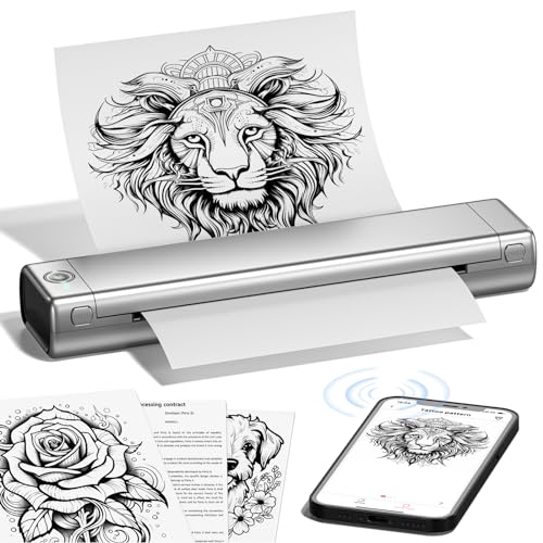 Itari M08F gуoCv^Rs[@ ƒpportable printerM] v^[ ƒpуItBXp̃|[^u v^[ 8.26"x11.69" A4 MT|[g BluetoothڑΉ Android IO