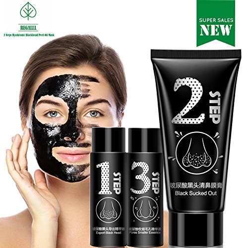(NEW) Blackhead Remover Mask - Blackhead Peel Off Mask - Activated Charcoal Blackhead Remover –Face Mask, Blackhead Mask - Black Mask Deep Cleaning Facial Mask for Face Nose