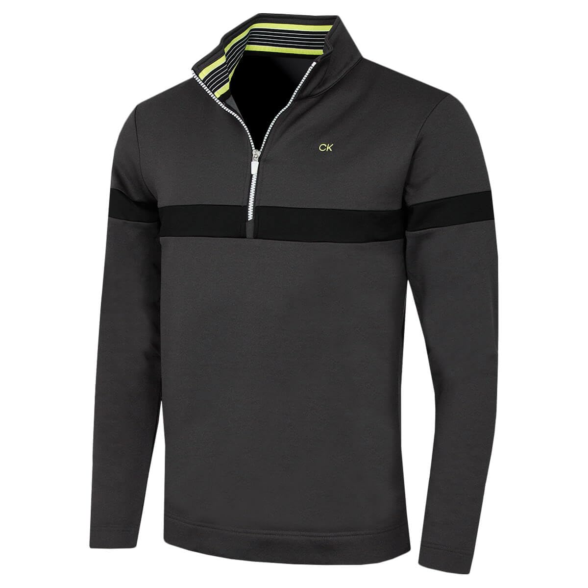 Calvin Klein Mens Scale CK Insul-Lite Sweater - Dark Grey Marl - XXXL