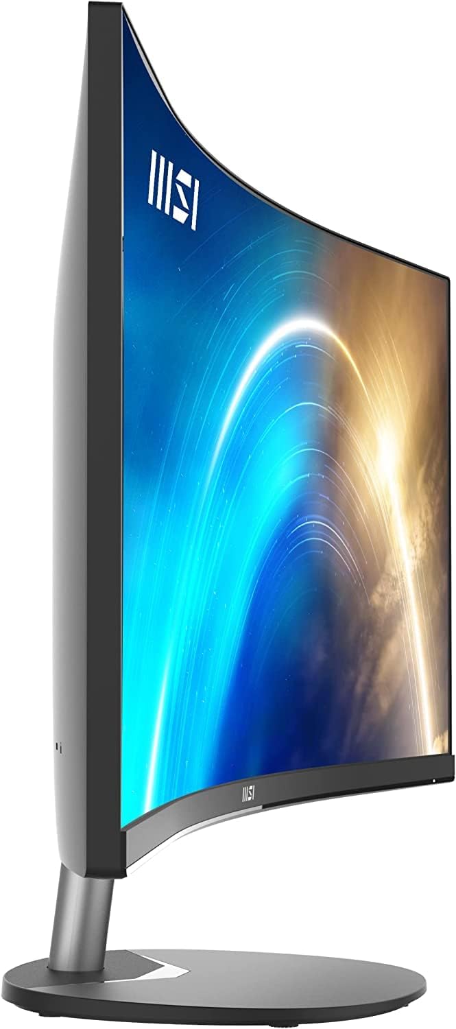 MSI PRO MP341CQ Monitor Curvo 34 UWQHD (3440 x 1440), Pannello 21:9, 100 Hz, 1 ms (MPRT), Anti-Flicker, Less Blue Light, Speaker integrati, 2X HDMI 2.0b, 1x DP, VESA 100x100, Nero MSI PRO MP341CQ Monitor Curvo 34 UWQHD (3440 x 1440), Pannello 21:9, 100 Hz, 1 ms (MPRT), Anti-Flicker, Less Blue Light, Speaker integrati, 2X HDMI 2.0b, 1x DP, VESA 100x100, Nero