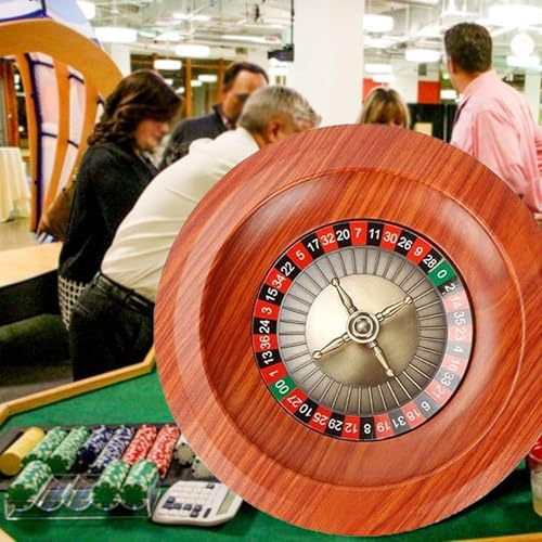 La scelta migliore per il casinò: le superfici del gioco della roulette in legno sono verniciate con vernice lucida e cuscinetti ad alta resistenza, così i giocatori ne sono entusiasti e possono essere utilizzati in qualsiasi evento formale di casinò e di poker.