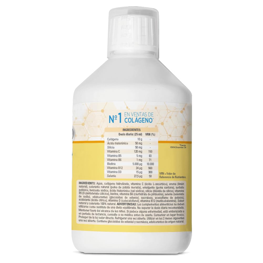 EPAPLUS Articulaciones Pack 2 Unidades Colágeno Líquido Sabor Limón 500 ml – Ayuda a la Movilidad y Salud Articular – Con Vitamina C – Tratamiento 40 Días