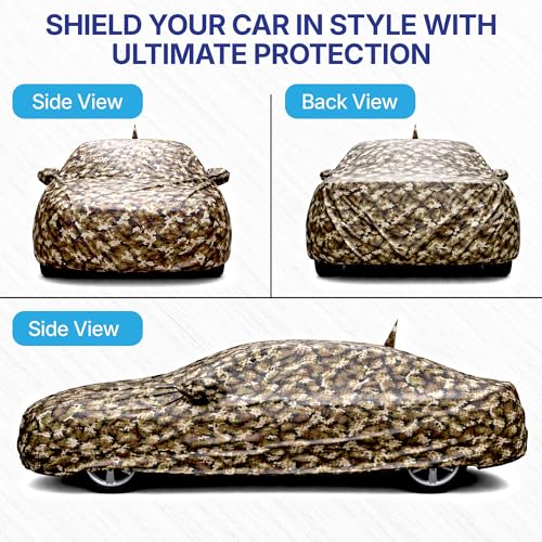 Image of KINGSWAY JungleTech 100% Waterproof Car Cover Only with Mahindra BE 6 (Year 2025 Onwards - All Model) | Mirror and Antenna Pockets | Scratchproof | All Weather Car Body Cover