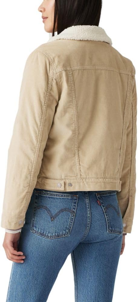 Levi's Women's Original Sherpa Trucker Jackets (Standard and Plus) - Image 2